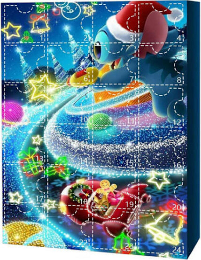 2024 Adventskalender Julkalender Blind Box 24-dagers Nedtellingskalender Blind Box