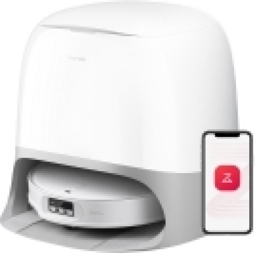 Qrevo CurvX, robot vacuum cleaner white, with multifunctional docking station 3.0 Thermo+