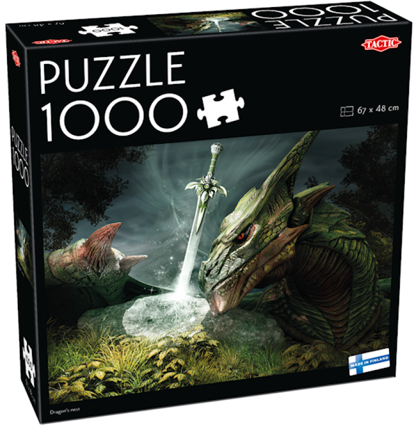 1000 Brikker Puslespill Dragens Rede Tactic