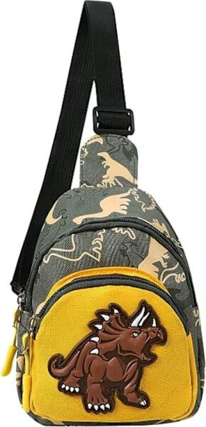 Dinosaur Skulderveske for Små Barn Gutter, Søt Håndveske Kjede Messenger Bag for Jenter i Alderen 2-6