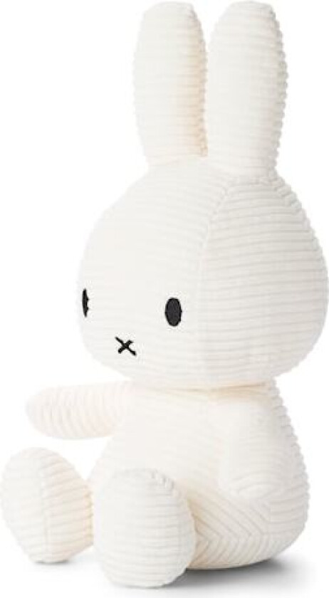Miffy ECO Corduroy Kosedyr 33 cm Hvit Bon Ton Toys