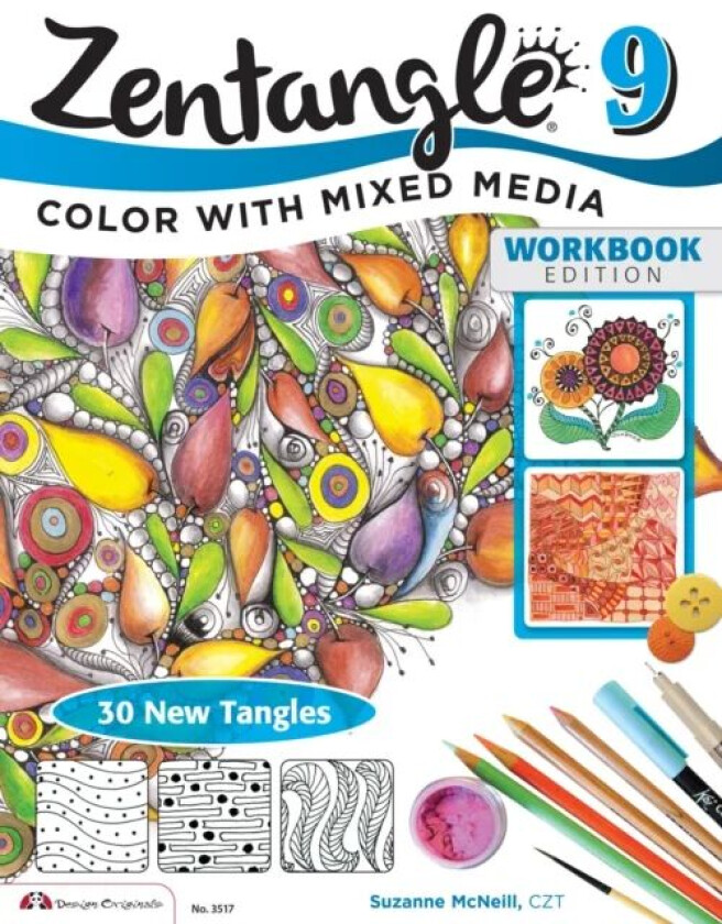 Zentangle 9 av Suzanne CZT McNeill