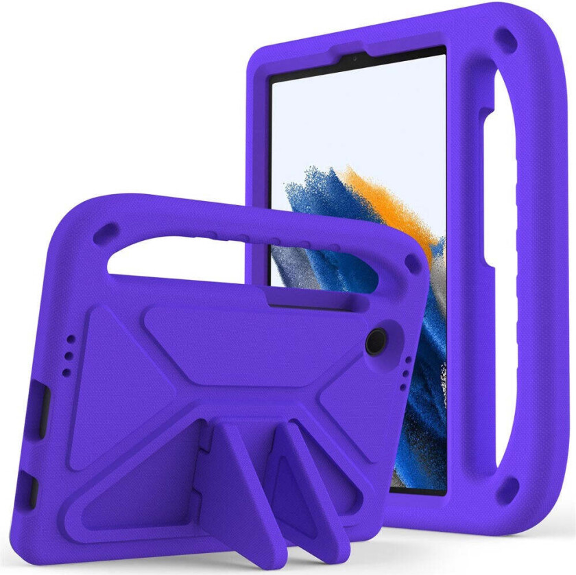 Samsung Galaxy Tab A11 / A9 Barnedeksel m. Kickstand - Lilla