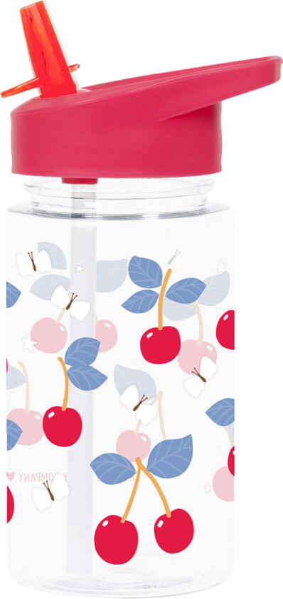 Drikkeflaske - 450 ml - Kirsebær - - OneSize - Drikkeflaske