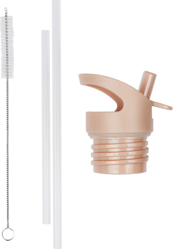 Drikkeflaske Sett - Lokk/Sugerør/Børste - - OneSize - Drikkeflaske