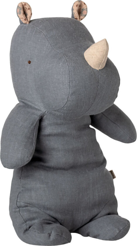 Kosedyr - Safari Friends - Neshorn - Medium+ - Støvblå - - OneSize - Kosedyr