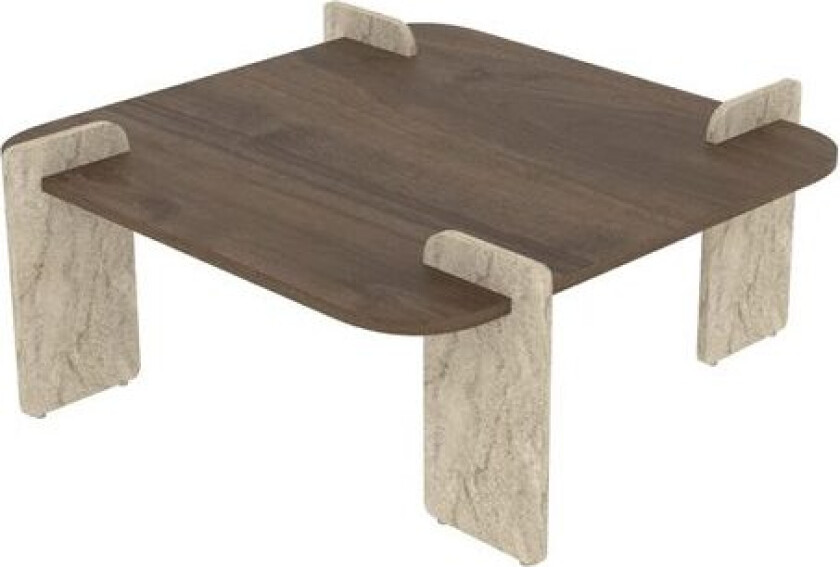 Lorvenor Sofabord 90 cm - Mørkebrun