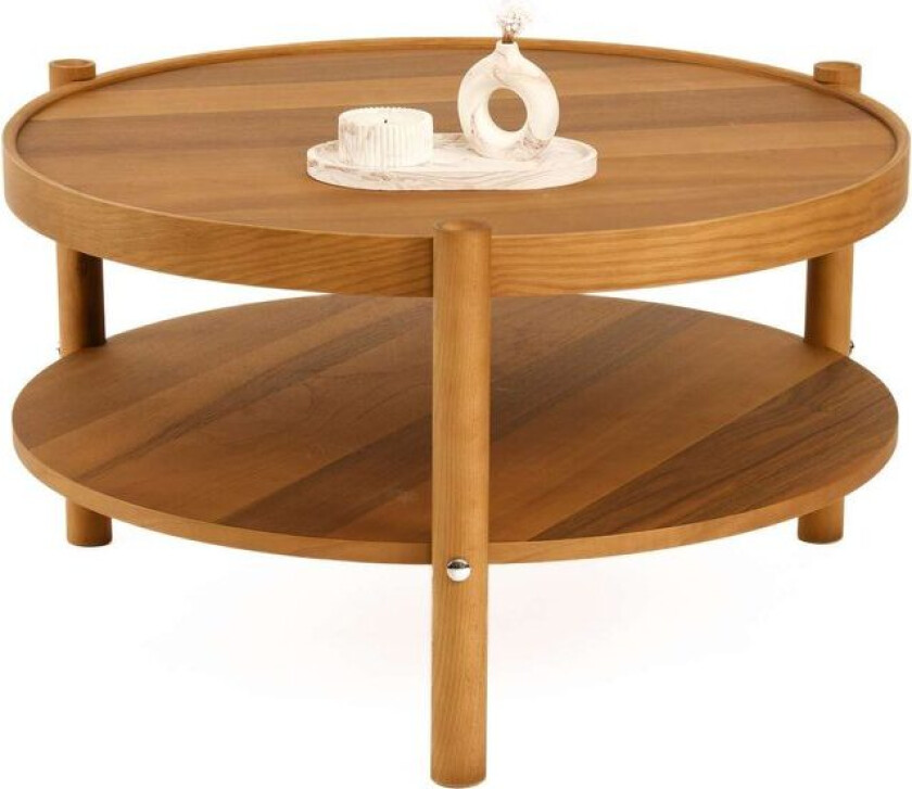 Vornel Sofabord 80 cm - Mørkebrun