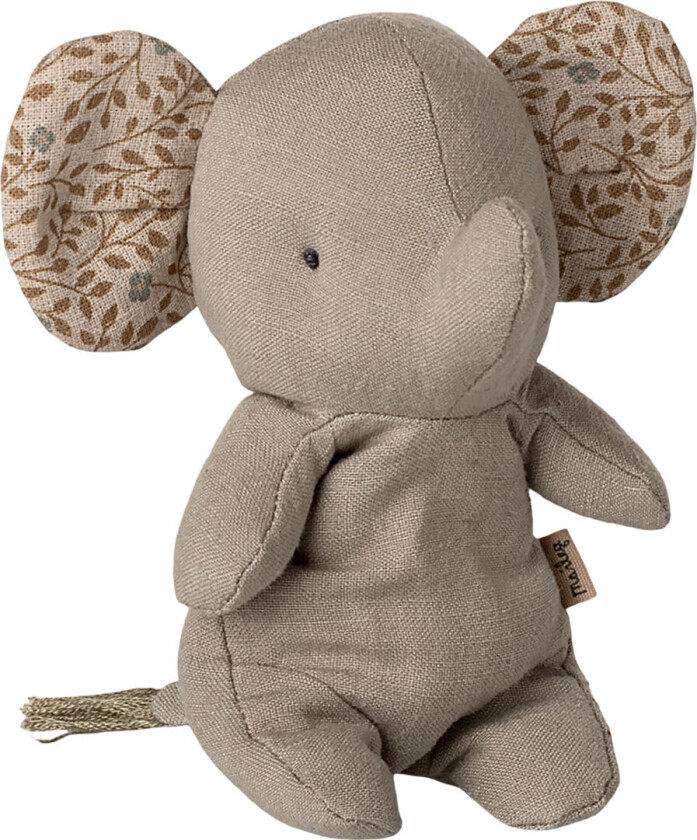 Kosedyr - Safari Friends - Elefant - Mini - Grå - - OneSize - Kosedyr
