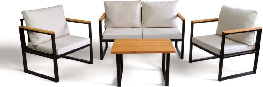 Zevric 4-seters Sofagruppe Utendørs - Beige