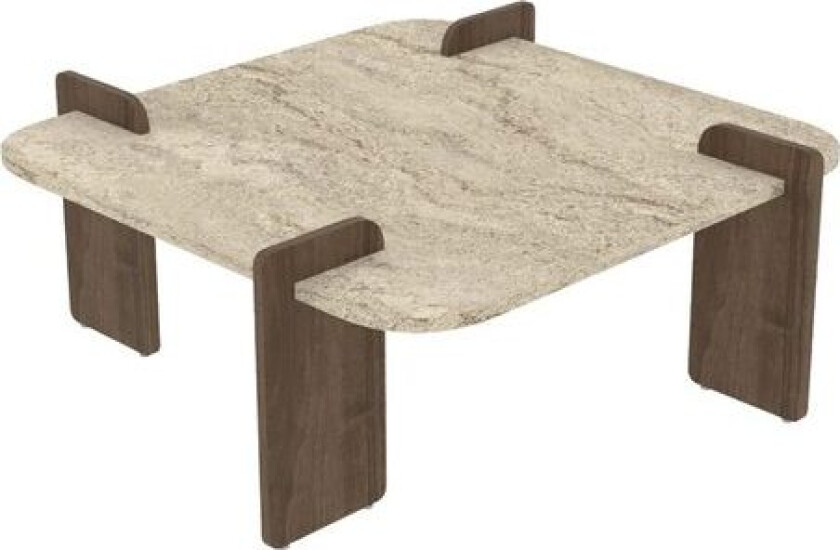 Lorvenor Sofabord 90 cm - Mørkebrun