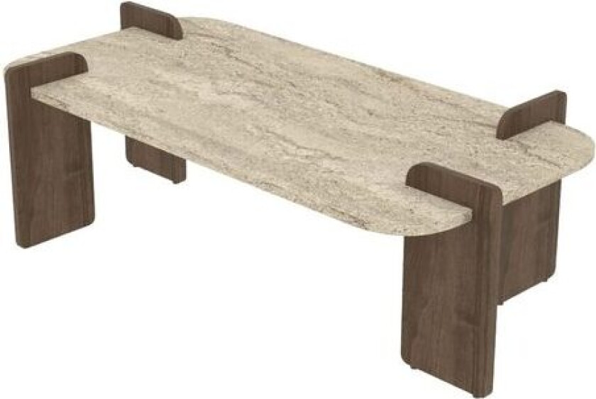 Lyren Sofabord 120 cm - Brun/Mørkebrun