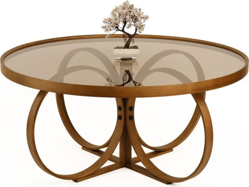 Kashiwa Sofabord 100 cm - Mørkebrun