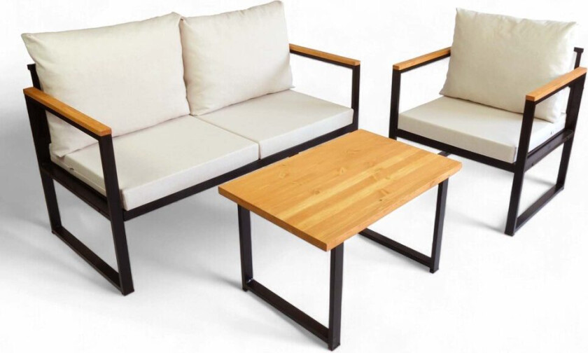 Luvin 3-seters Sofagruppe Utendørs - Beige