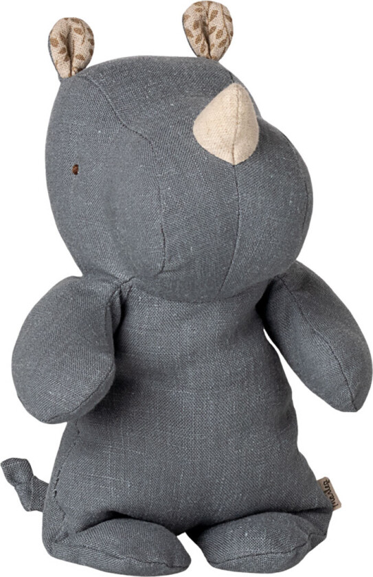 Kosedyr - Safari Friends - Neshorn - Liten - Støvblå - - OneSize - Kosedyr