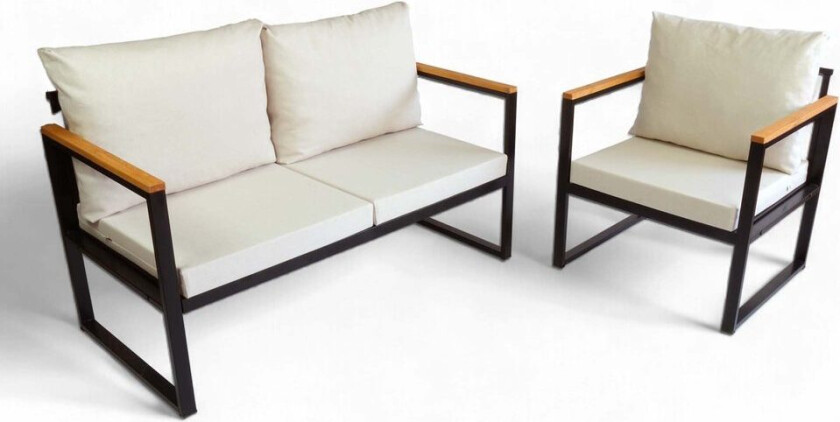 Luvin 3-seters Sofagruppe Utendørs - Beige