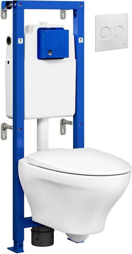 Bilde av Vegghengt Toalett Gustavsberg Estetic All In One Komplett