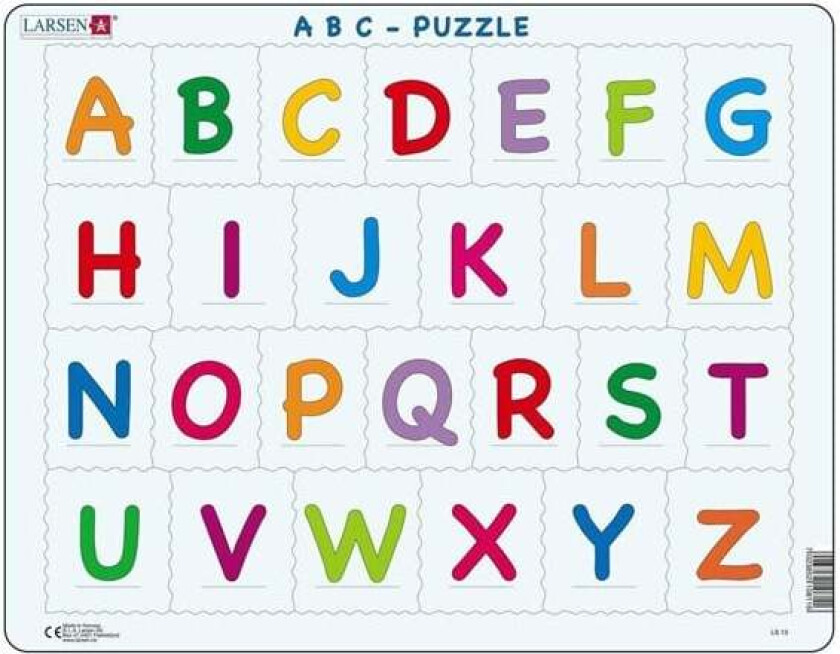 Larsen Jigsaw Puzzle Learn to Read Alphabet 26 pcs. Gulv