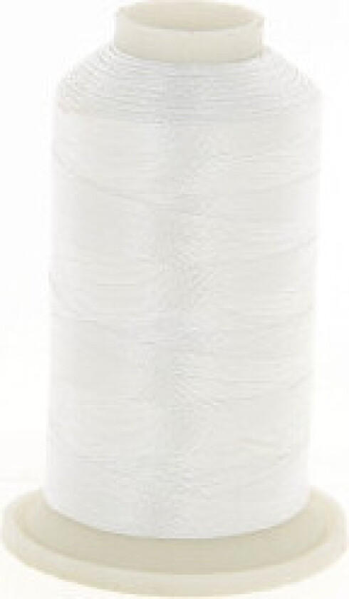 BSG Polyester Broderigarn 120 52091 Hvit - 1000 m