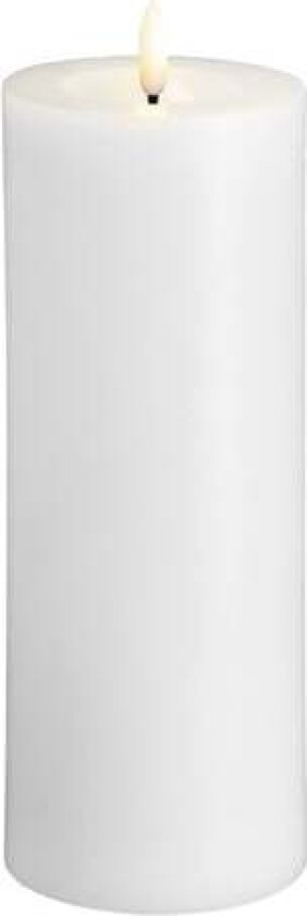 LED pillar candle - Melted Classic white - 74x200 mm