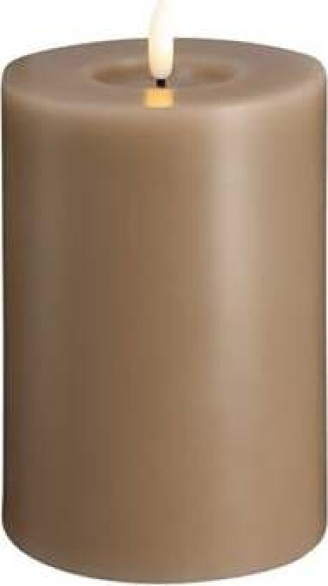 LED pillar candle - Melted Sand - 99x150 mm