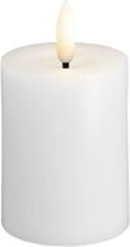 LED pillar candle - Melted Classic white - 49x75 mm