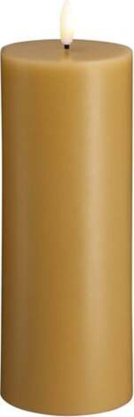LED pillar candle - Honey mustard - 74x200 mm