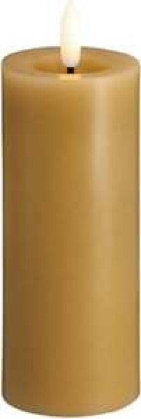 LED pillar candle - Melted Honey mustard - 49x125 mm