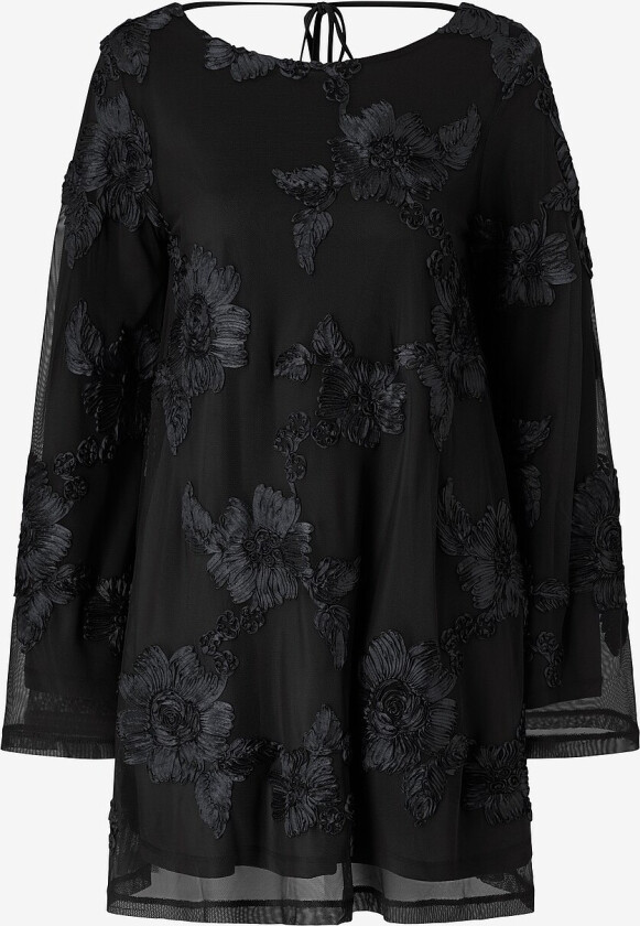 Kjole Wide Flowy Mini - Svart