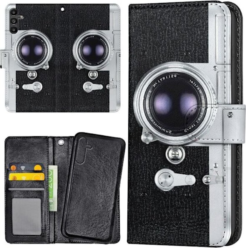Samsung Galaxy A56 5G - Lommebok Deksel Retro Kamera