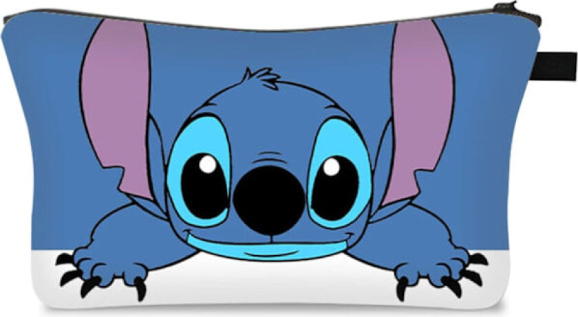 Lilo & Stitch Toilettveske Reise Søt Kosmetikkveske Pung Glidelås Pennal Vanntette Bad Gym Flyplass Sminkeveske Organizer Oppbevaring