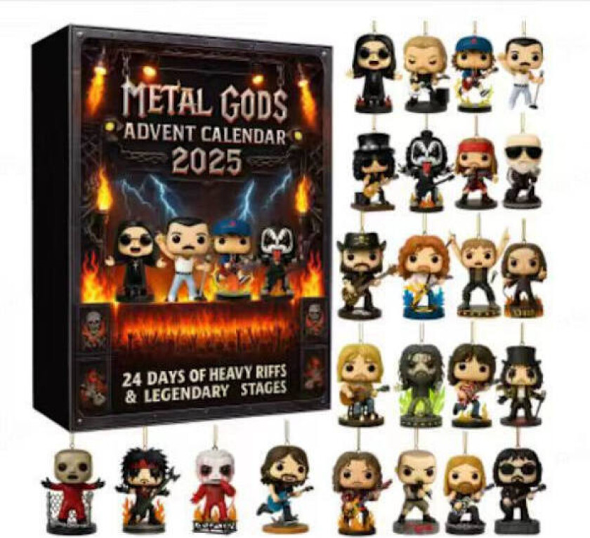 MetalGods RockLegend Julekalender 2025 Rockelegender Advent