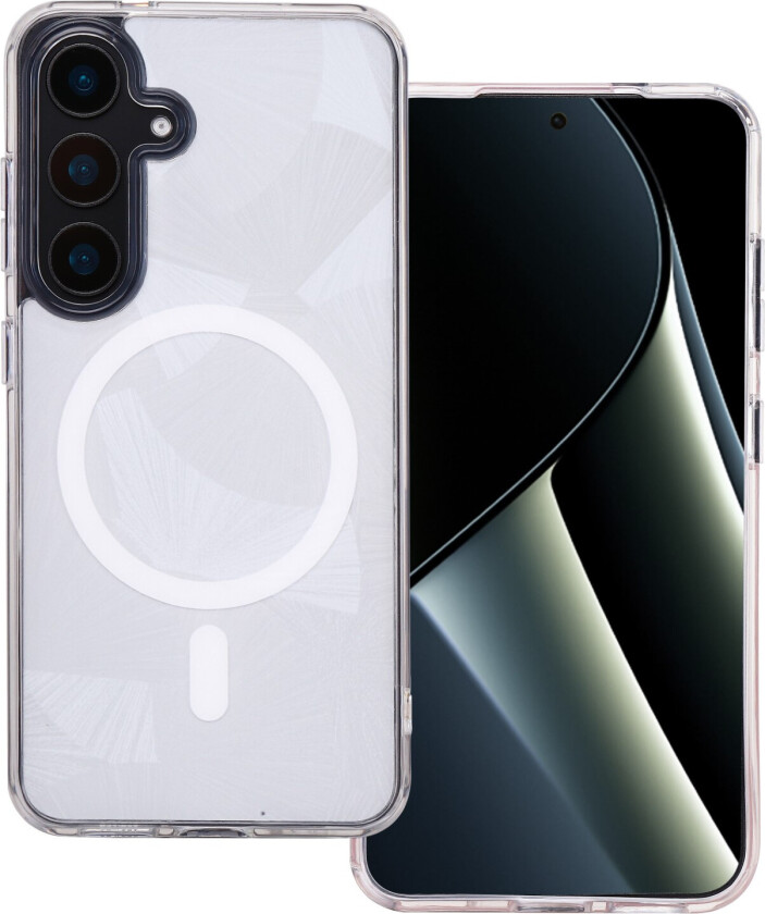 Flash Mag Deksel for Samsung Galaxy S24 og S25 - Grå