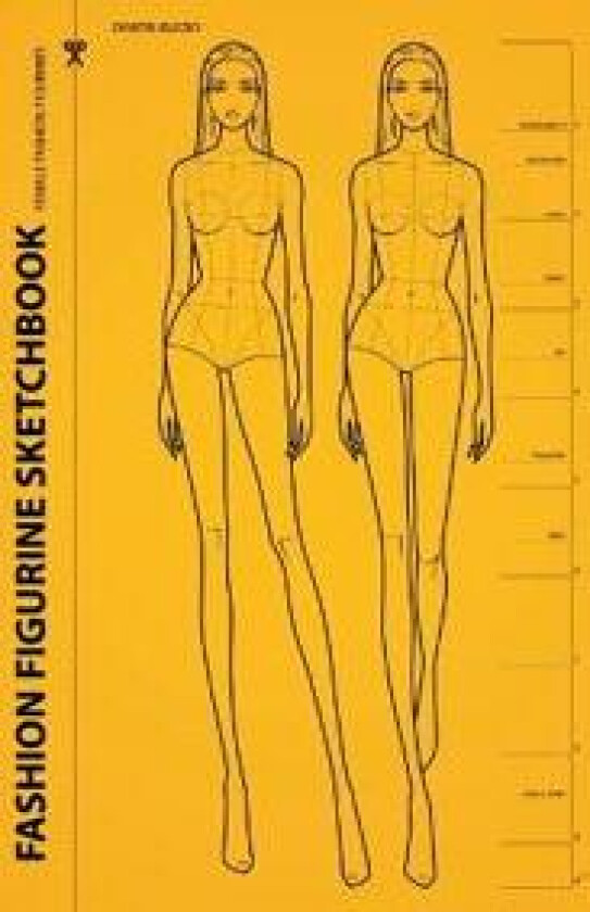 Fashion Figurine Sketchbook: Female Fashion Figurines