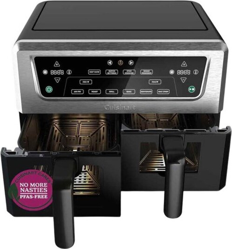 AirTwin airfryer AFD10XSSE 10,4L 2400W rustfritt stål