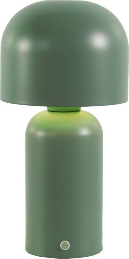 LED-bordlampe Niko, olivengrønn Høyde 26 cm, metall dimbar