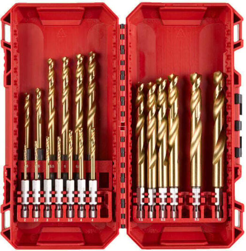 Metallborsett hssg-tin 19p