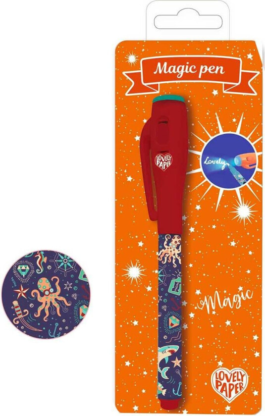 Magi Kulepenn - Usynlig tekst - Steve - - OneSize - Fargesett