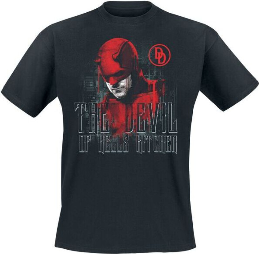T-skjorte - The Devil of Hell's Kitchen - S til 5XL - Herrer - svart