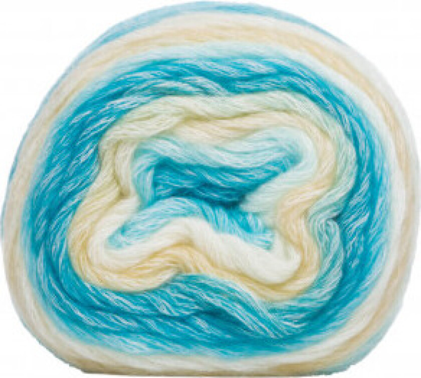 Anemone Garn 02 Blå/Krem
