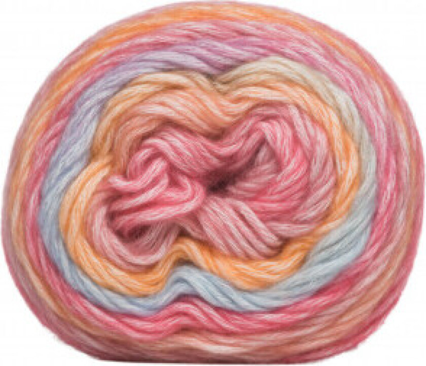 Anemone Garn 05 Pink/Oransje/Blå