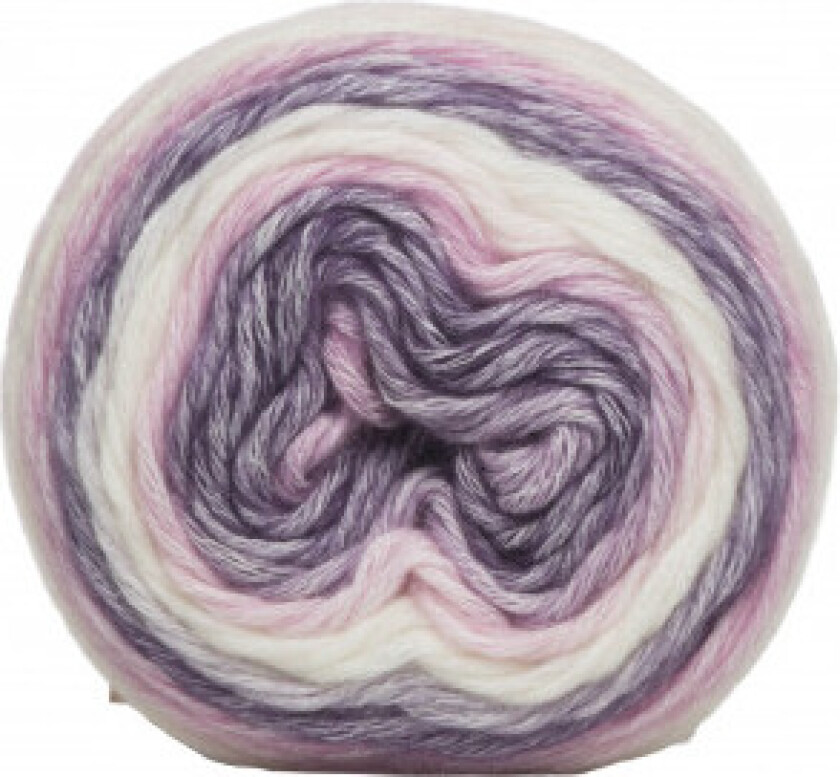 Anemone Garn 10 Lilla/Hvit