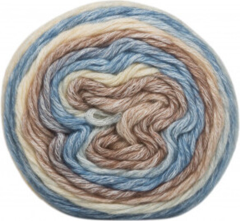 Anemone Garn 12 Beige/Brunt/Blå