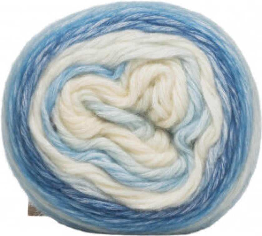 Anemone Garn 13 Blå/Hvit