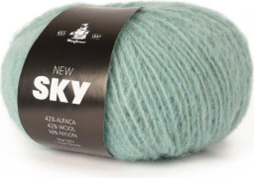 New Sky Garn Unicolor 79 Beryl Grønn