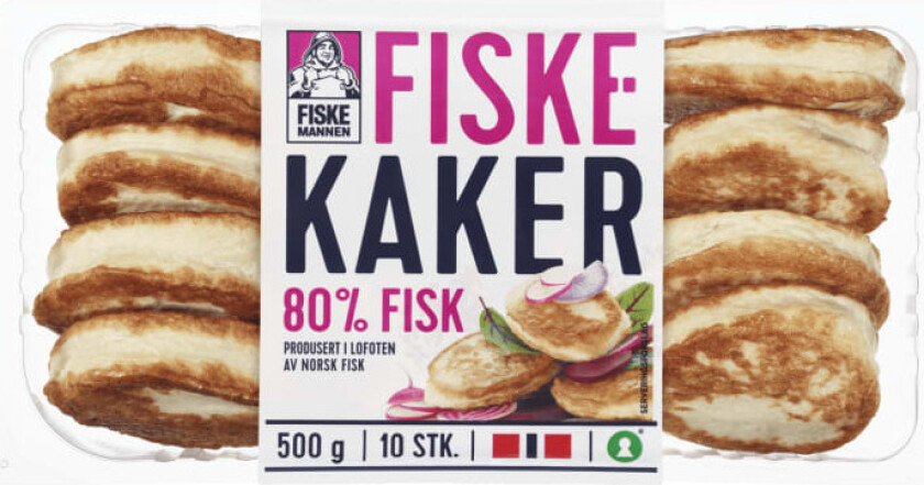 Fiskekaker 80% 500g