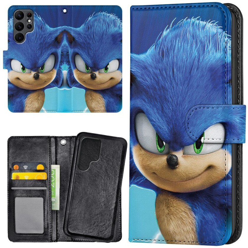 Samsung Galaxy S24 Ultra - Lommebok Deksel Sonic the Hedgehog
