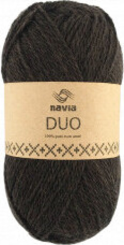 Duo Garn 26 Mørkebrun