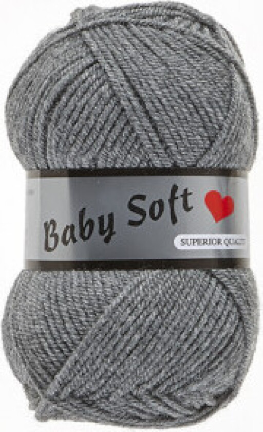 Lammy Baby Soft Garn 002 Grå