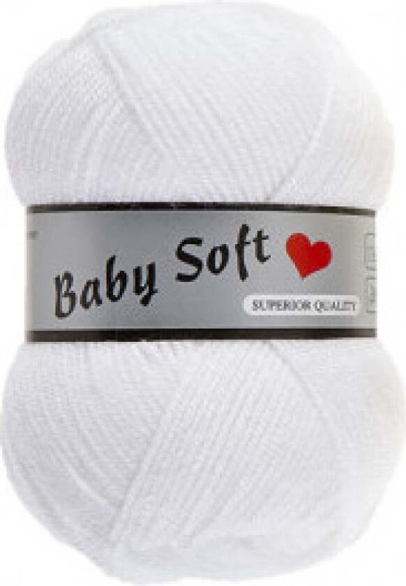 Lammy Baby Soft Garn 005 Hvit